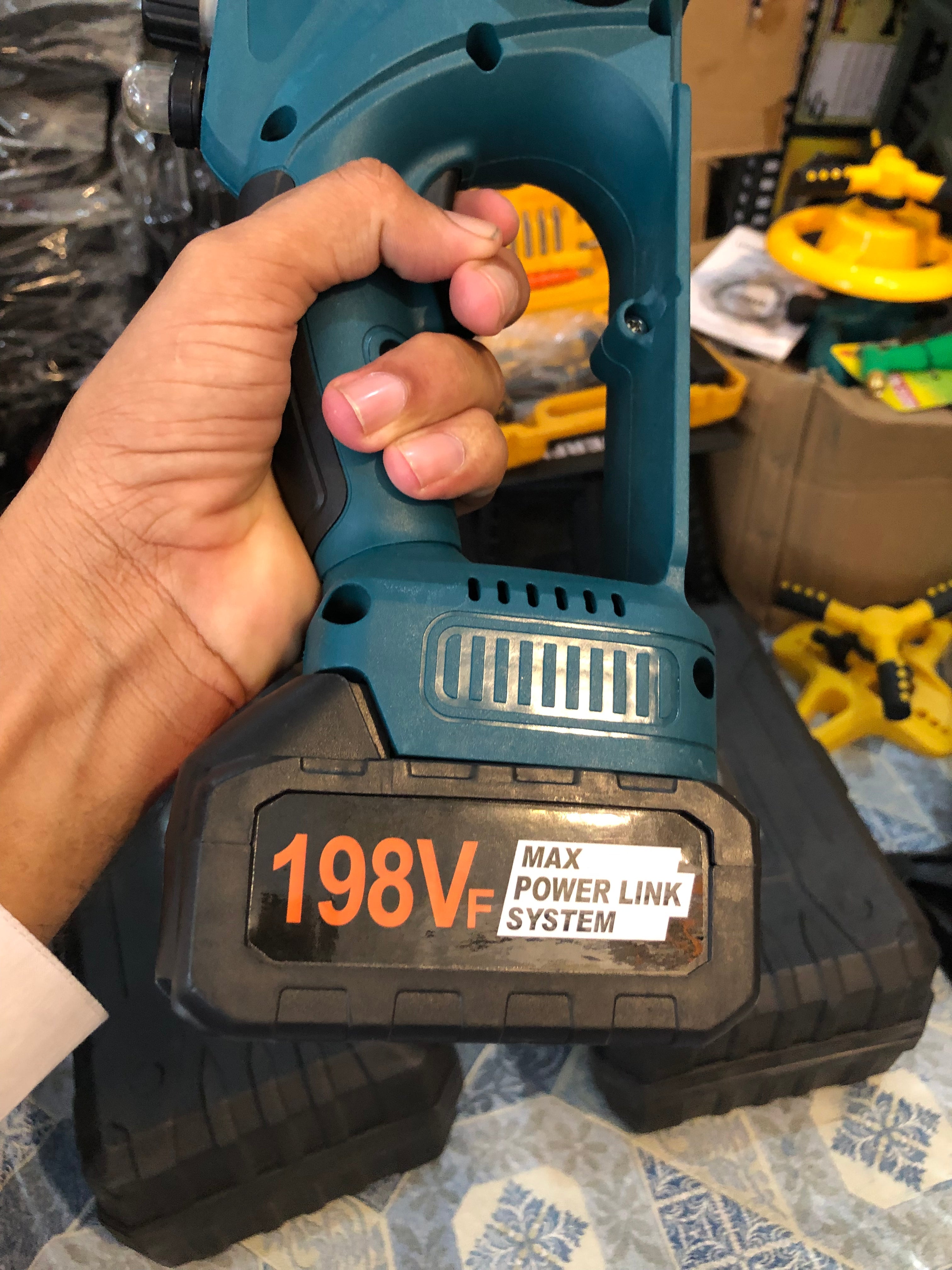 Rechargeable 298v 12inch chainsaw with double battery