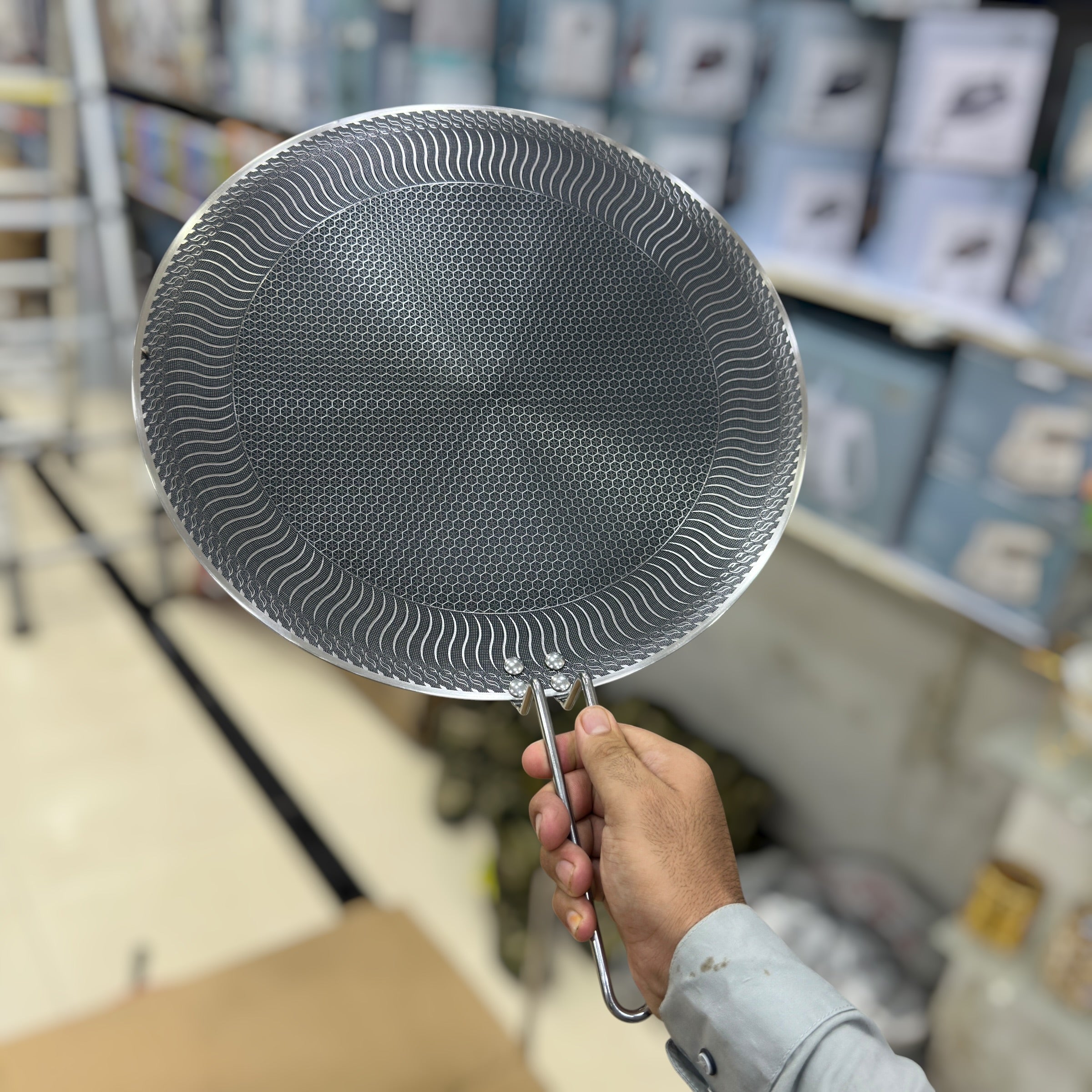 Single Handle Laser Coated Honeycomb Tawa