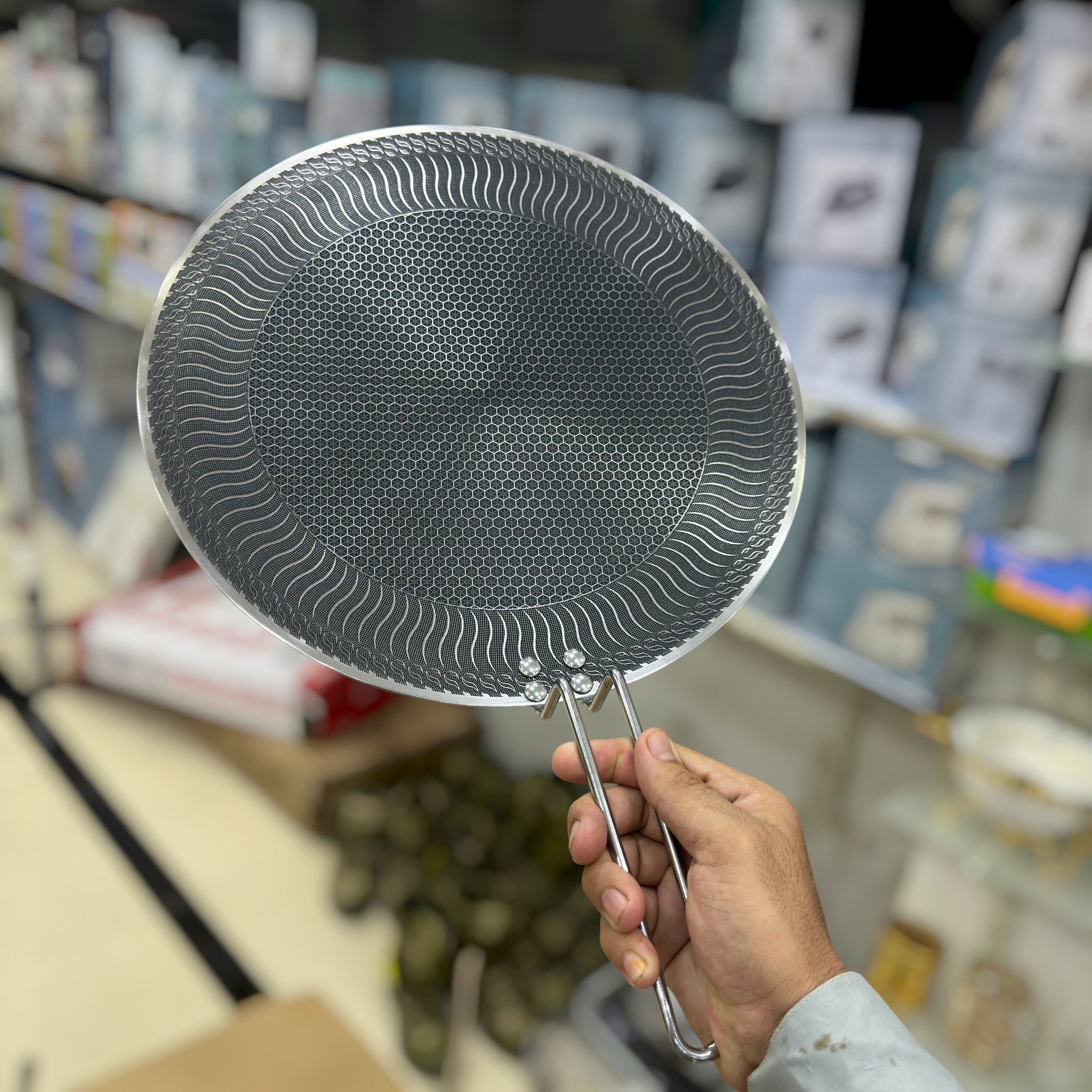 Single Handle Laser Coated Honeycomb Tawa
