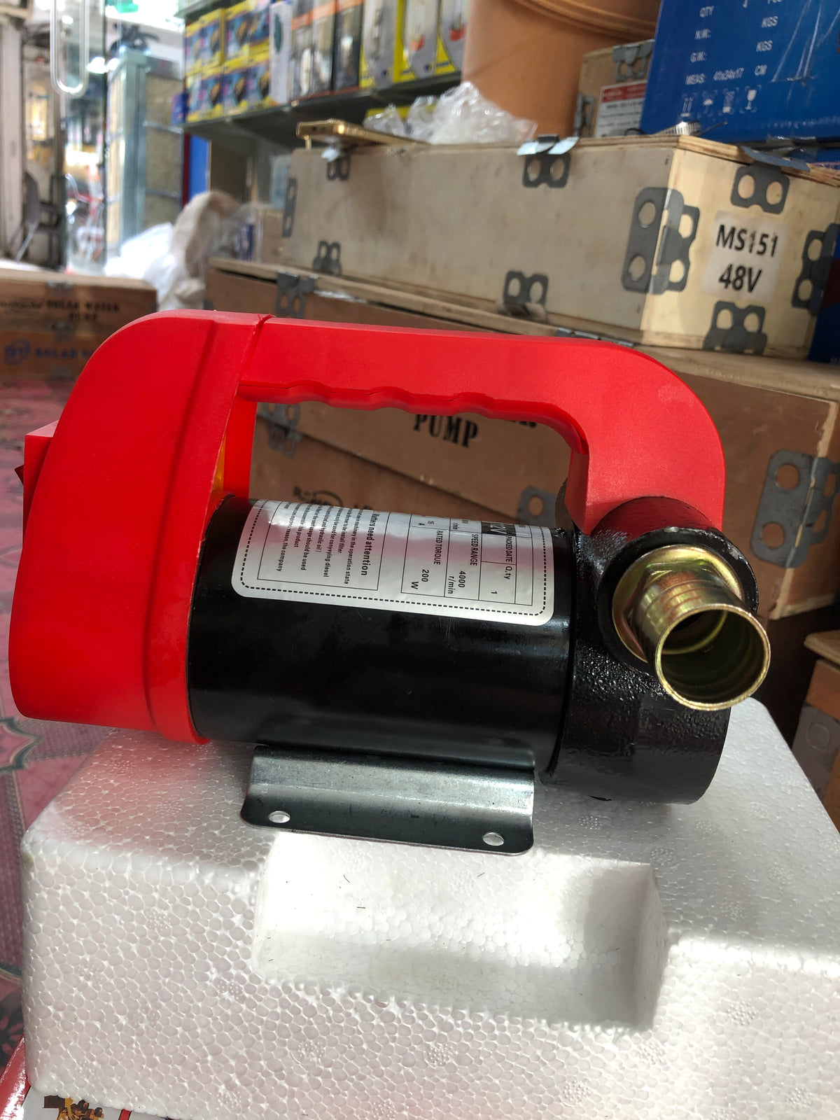 DC Oil Transfer Pump 12V/24V – 60L/min Heavy-Duty Diesel, Oil & Fuel Transfer Pump