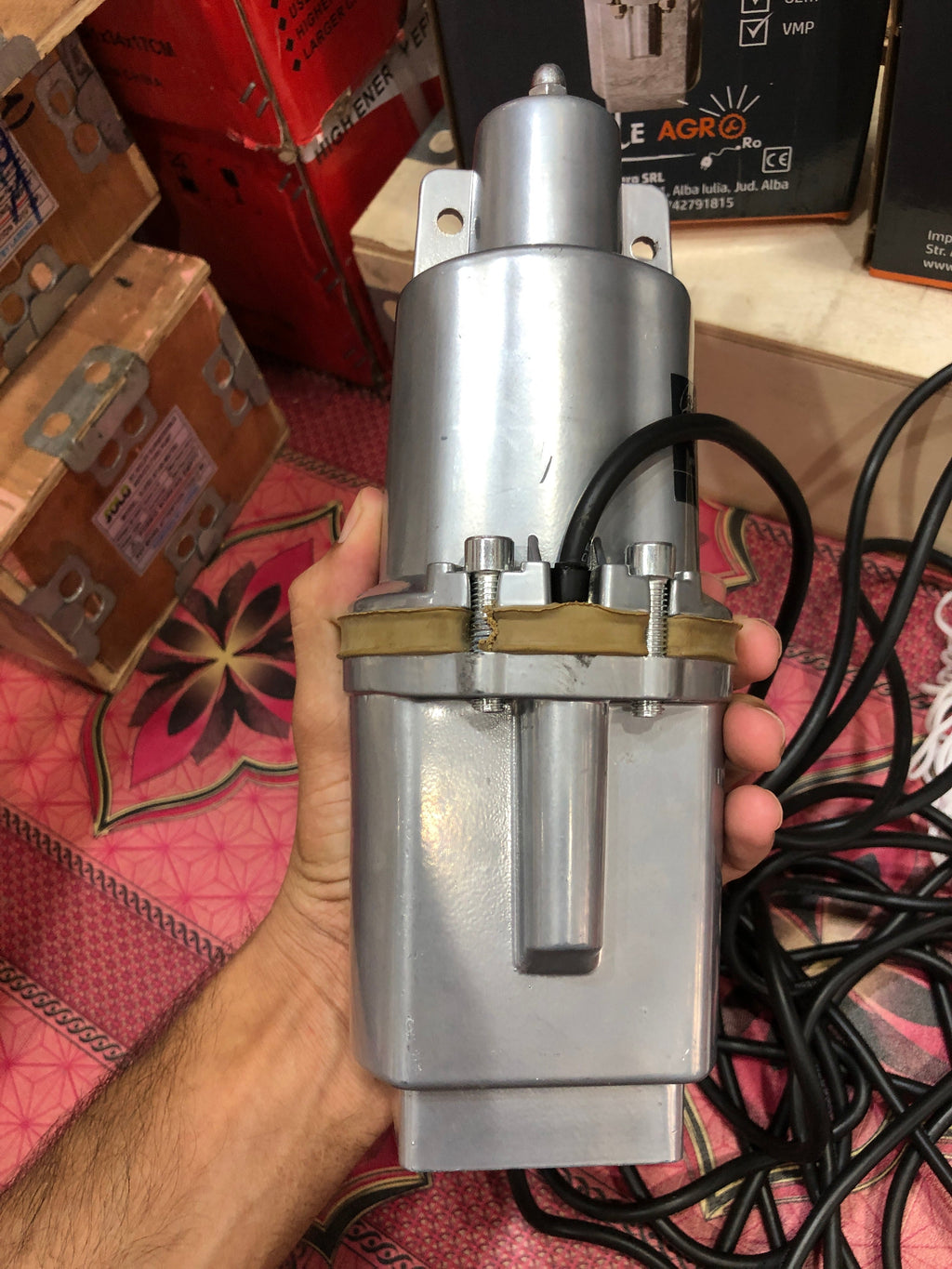550W Submersible Water Pump – 18L/Min High-Pressure Deep Well Pump