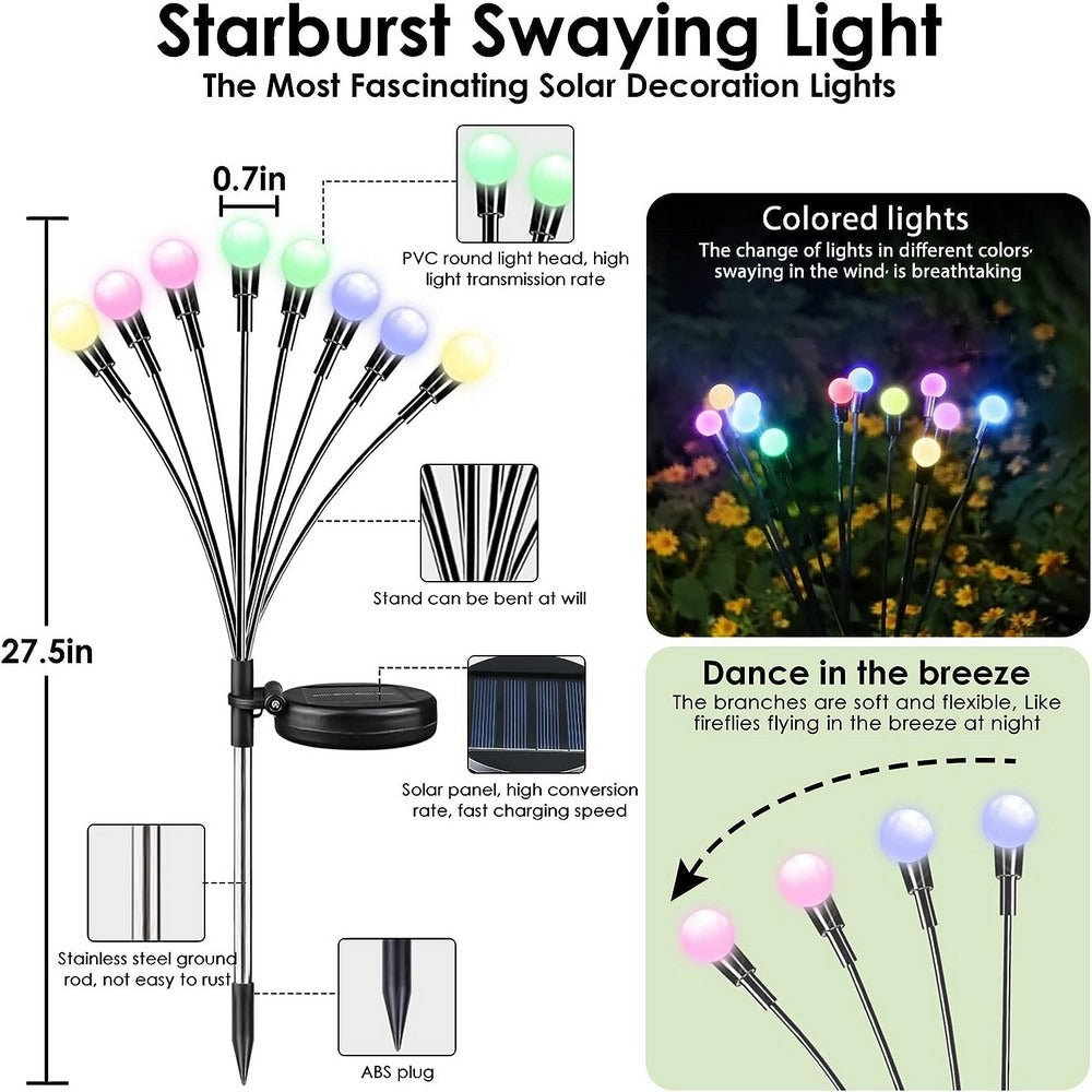 Solar Garden Lights – Decorative Outdoor LED Lawn Lights