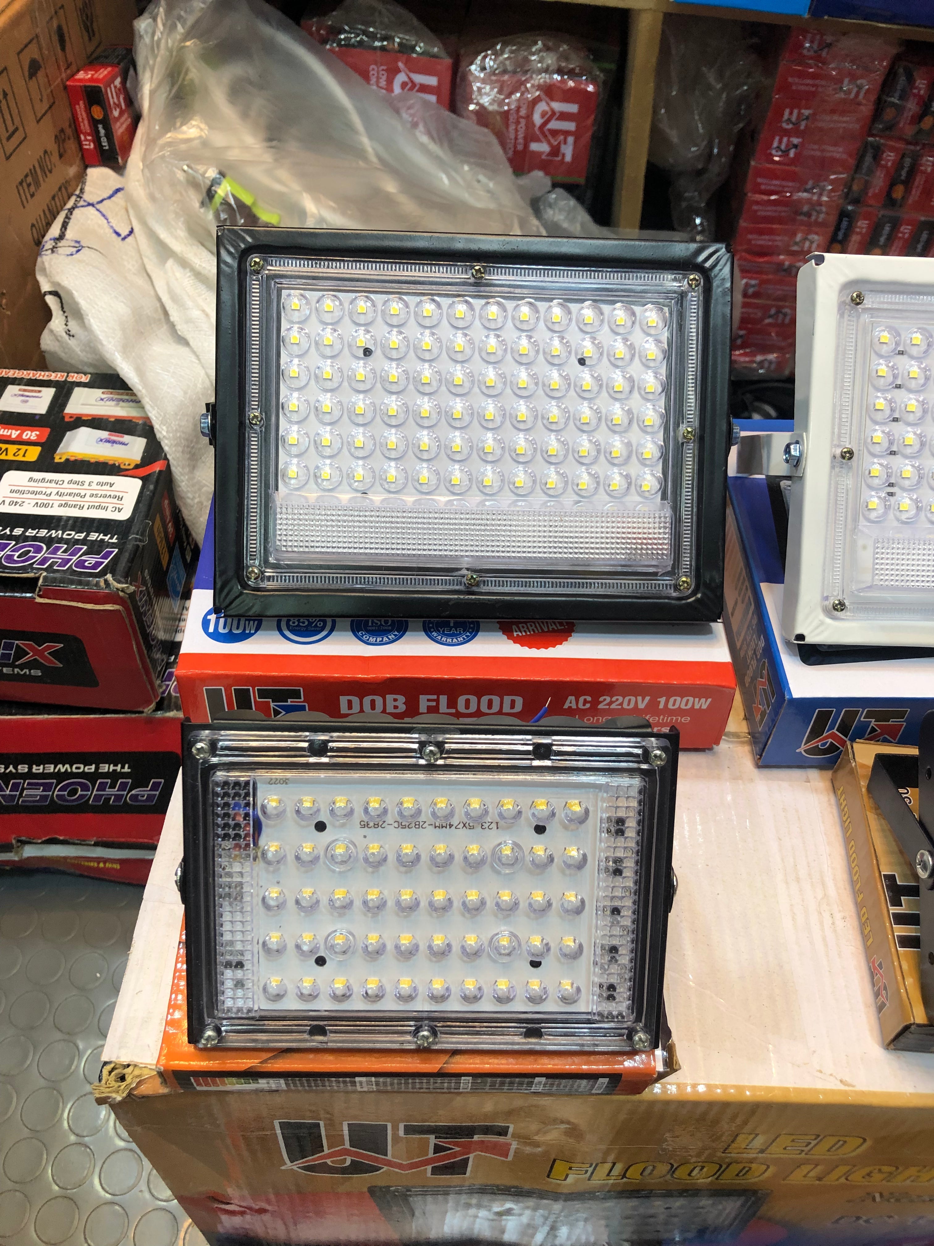 AC/DC LED Flood Light – Available in 30W, 50W & 100W | High Brightness Outdoor Security Light