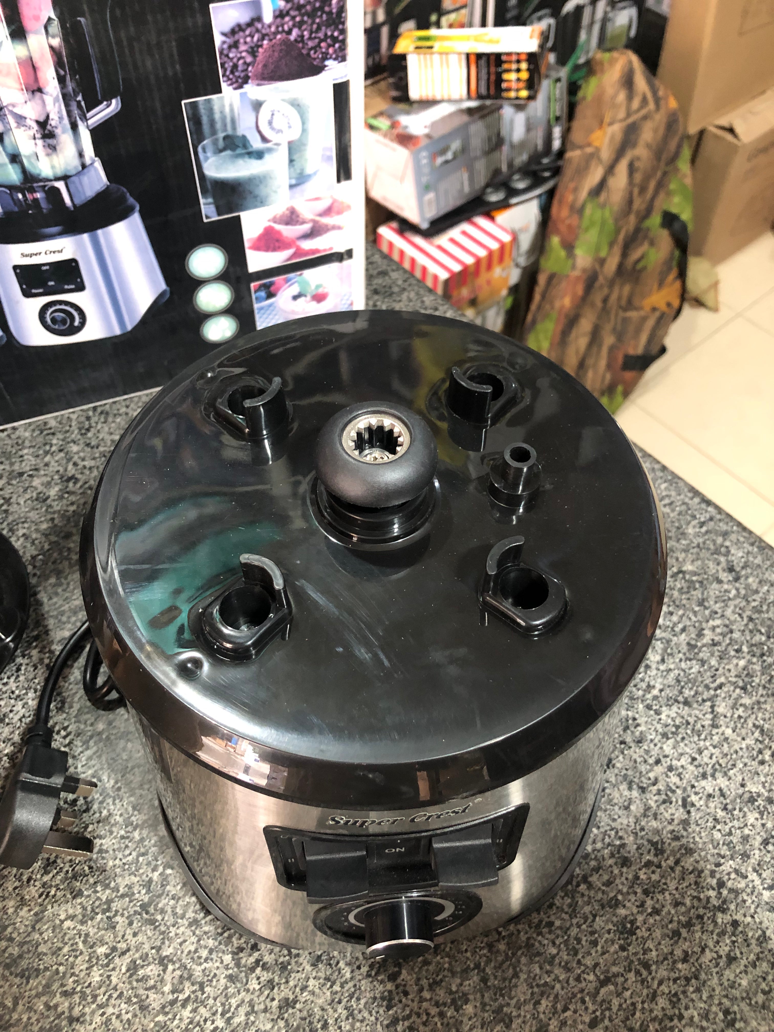 Super Crest 3 in 1 Blender Grinder & Chopper 1200W – SCT-8062