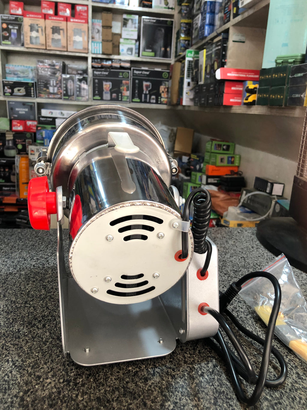 Super Crest 2000W Electric Powder Grinder & Coffee Grinder – Stainless Steel Spice Grinding Machine