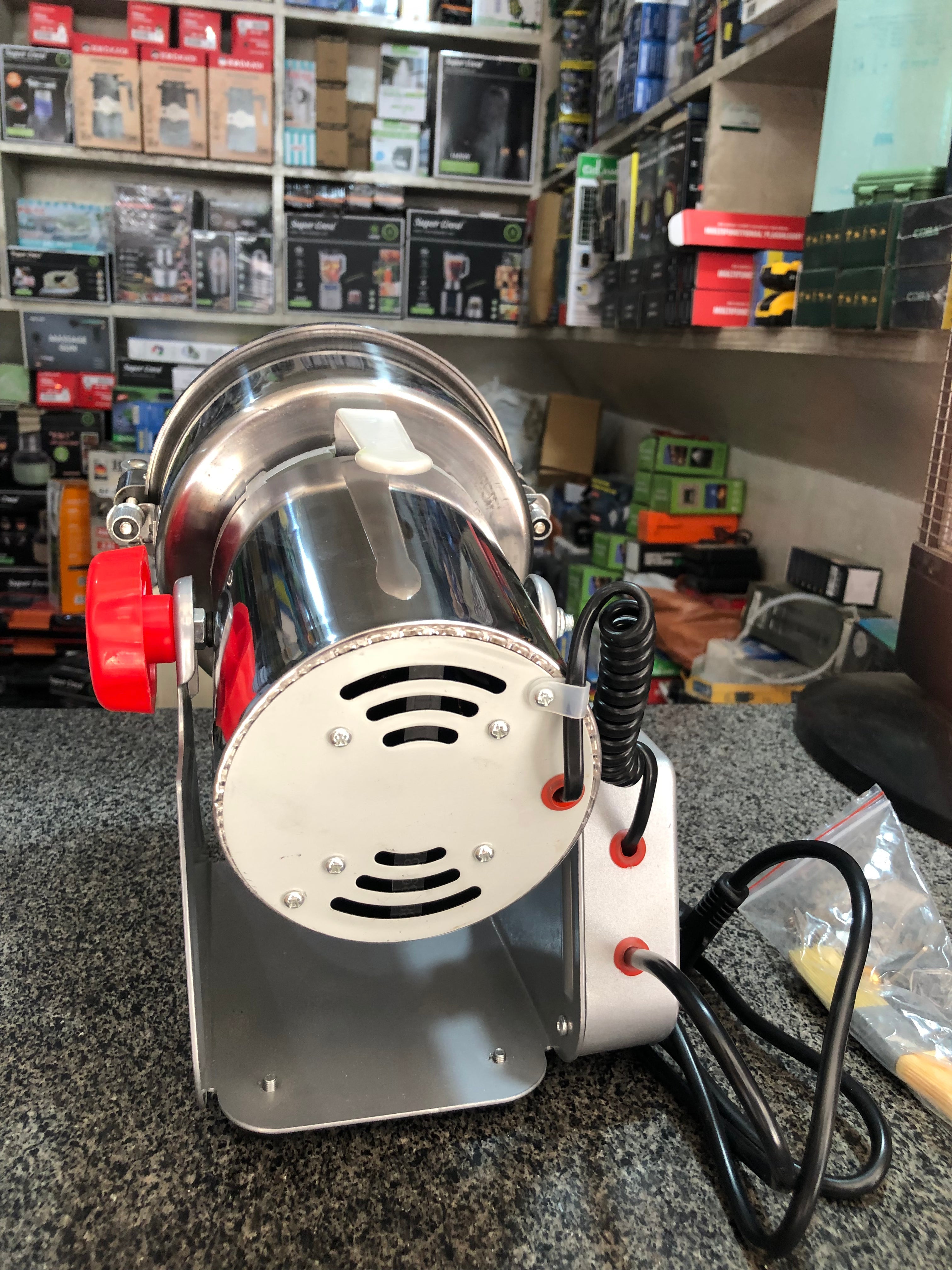 Super Crest 2000W Electric Powder Grinder & Coffee Grinder – Stainless Steel Spice Grinding Machine