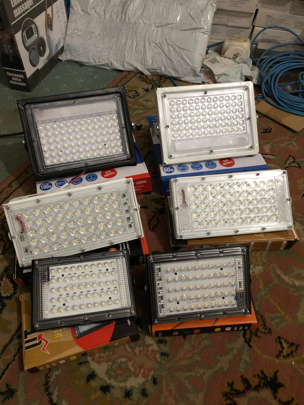 AC/DC LED Flood Light – Available in 30W, 50W & 100W | High Brightness Outdoor Security Light