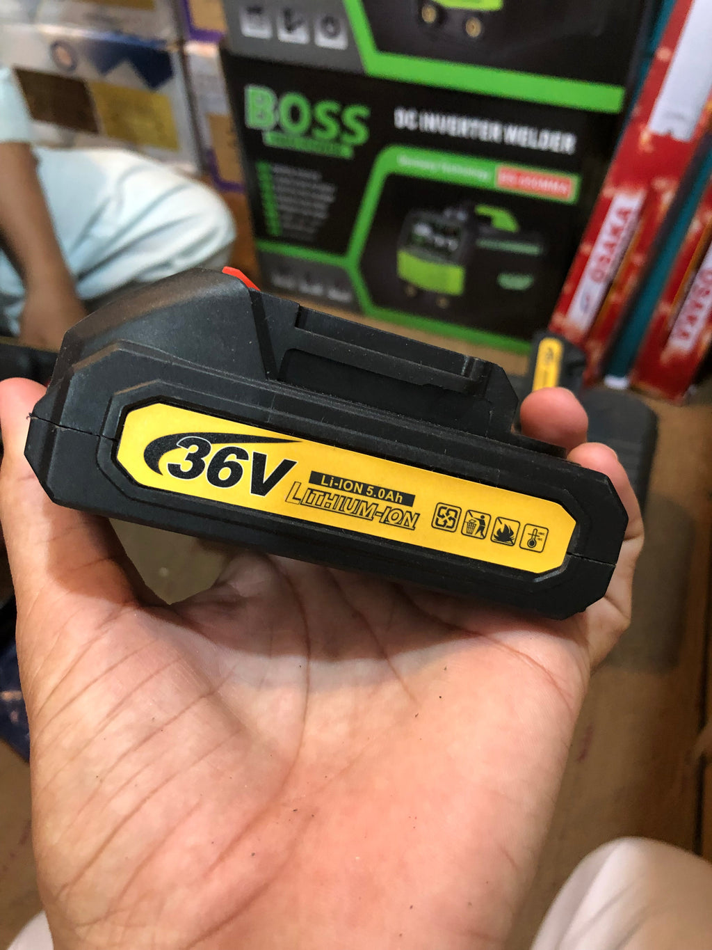 Rechargeable Cordless Mini Electric Chainsaw 36V with Dual Battery & Carry Case