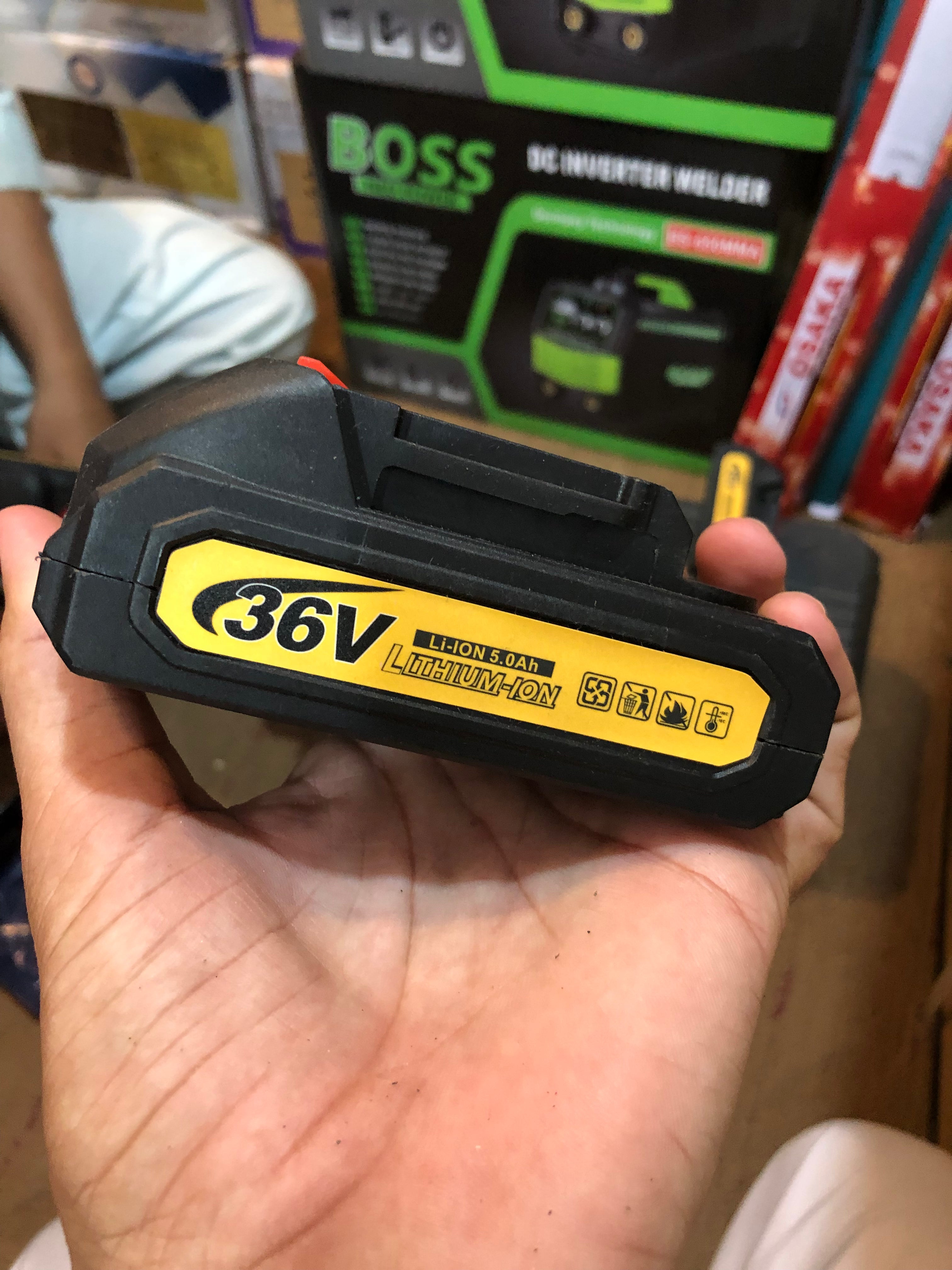Rechargeable Cordless Mini Electric Chainsaw 36V with Dual Battery & Carry Case