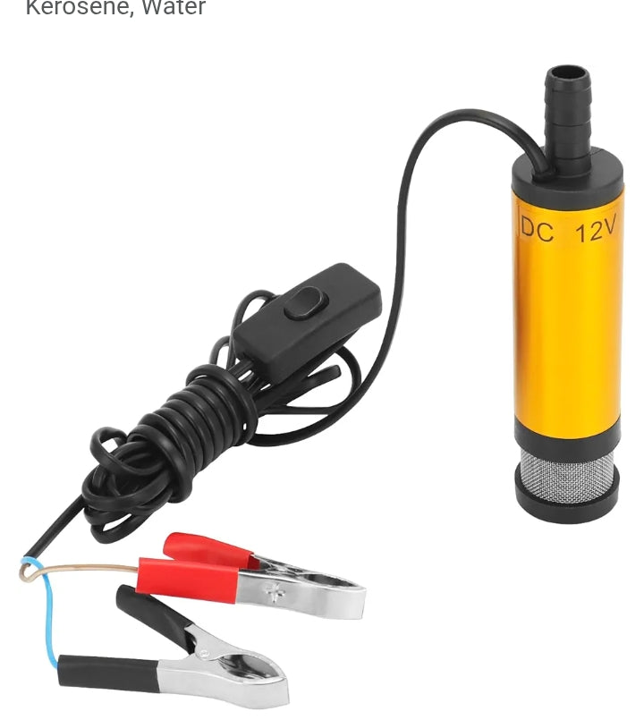 Diesel Pump stainless steel Gold body
