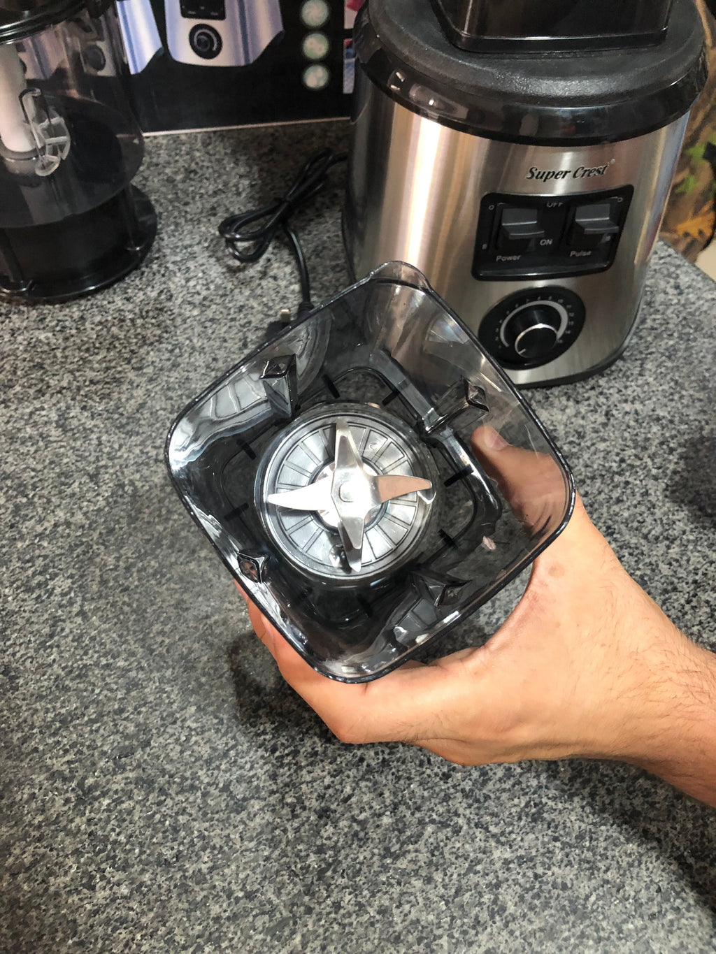 Super Crest 3 in 1 Blender Grinder & Chopper 1200W – SCT-8062