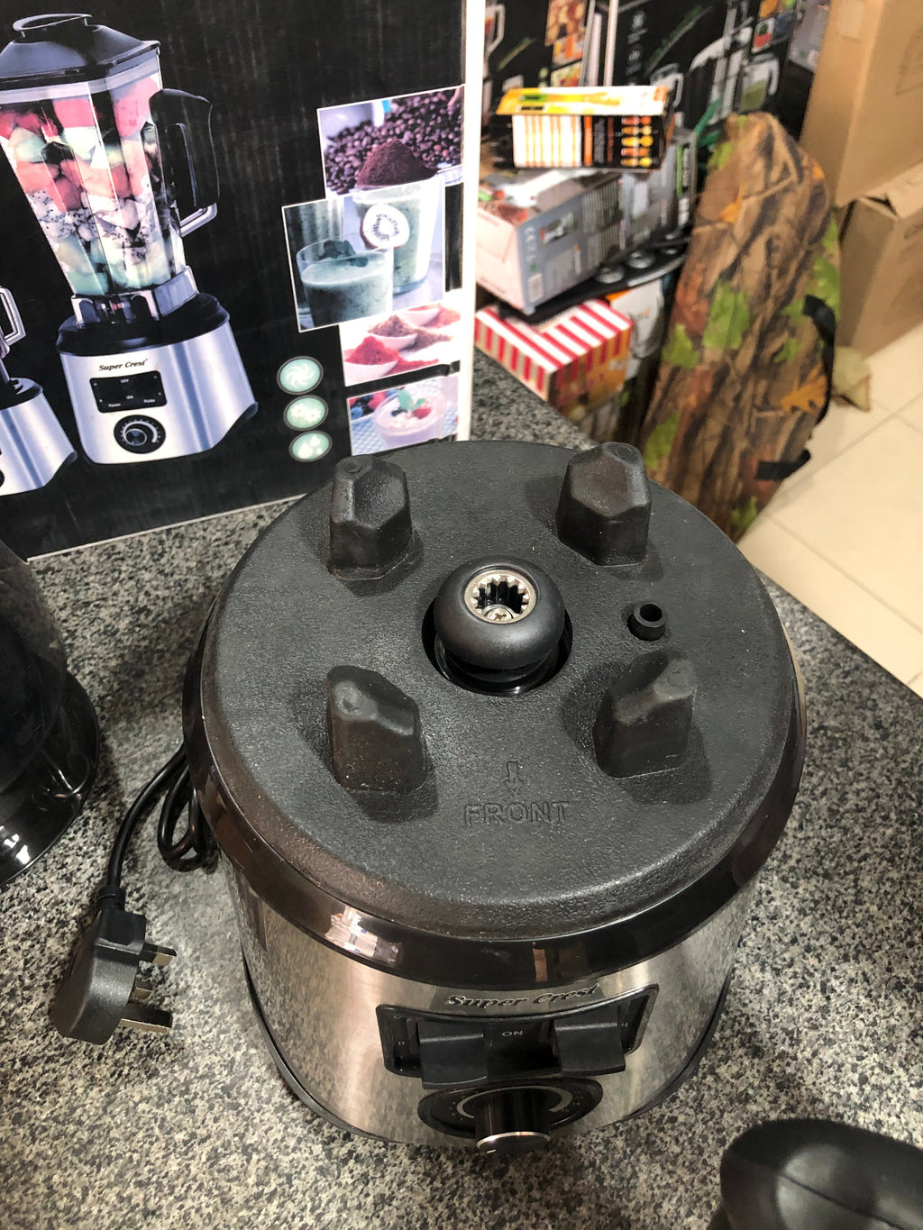 Super Crest 3 in 1 Blender Grinder & Chopper 1200W – SCT-8062