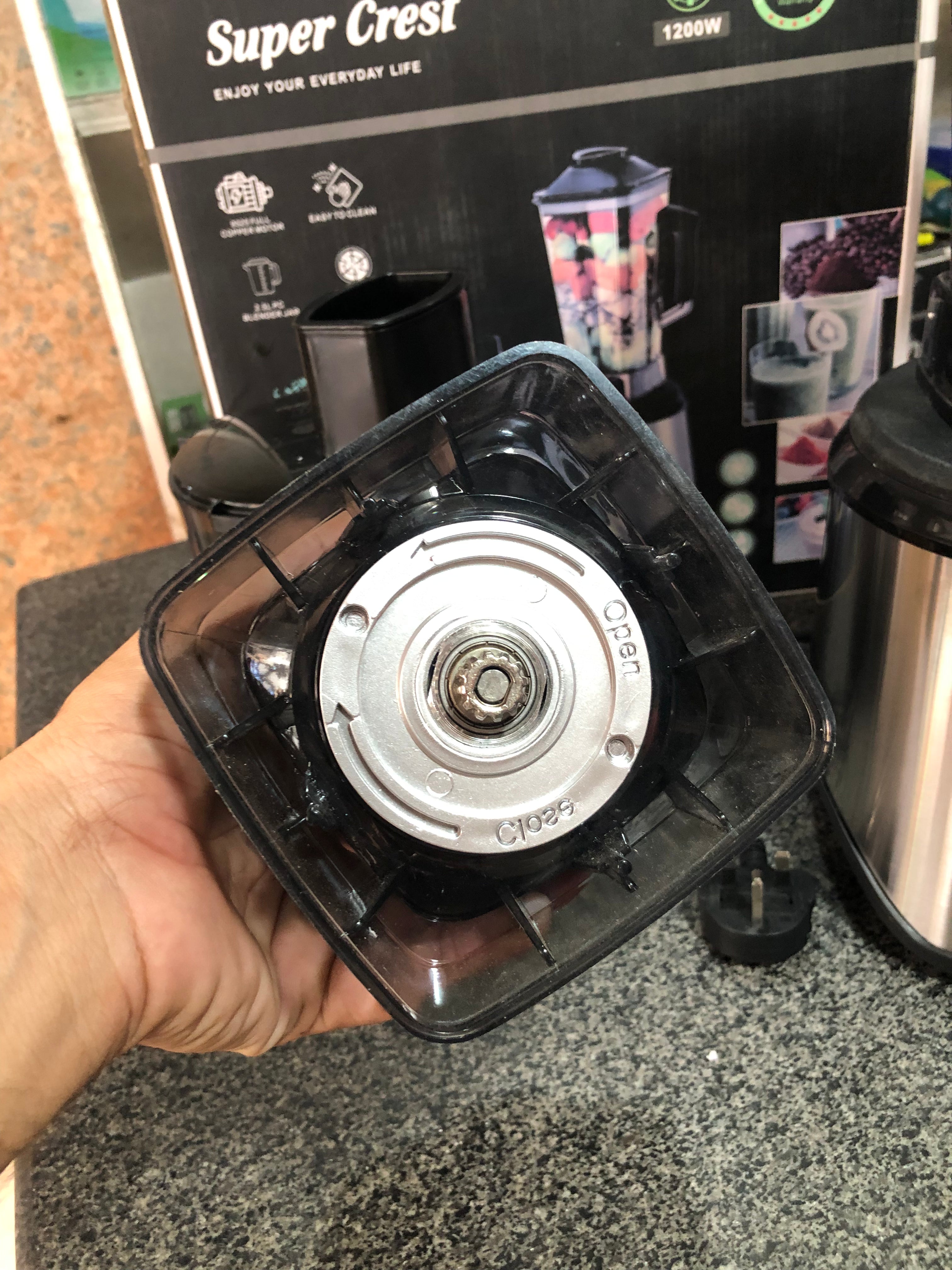 Super Crest 3 in 1 Blender Grinder & Chopper 1200W – SCT-8062