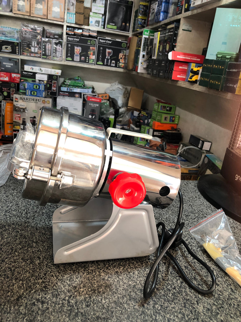 Super Crest 2000W Electric Powder Grinder & Coffee Grinder – Stainless Steel Spice Grinding Machine